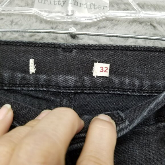 Levis Jeans Womens 32 Black Stretch Skinny Denim - Picture 4 of 12